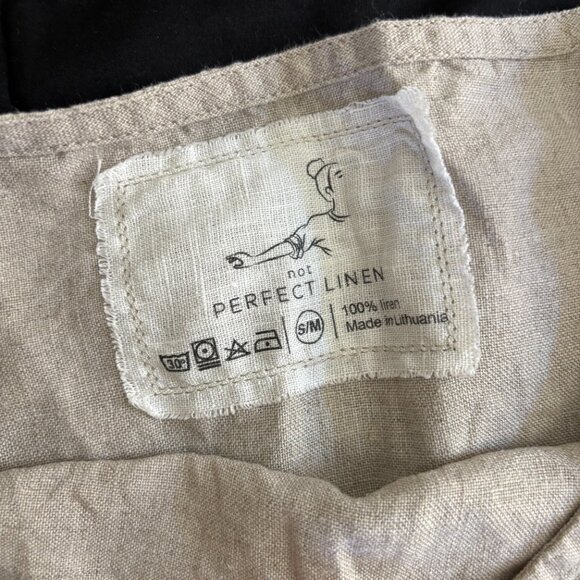 Like New Not Perfect Linen Gordes Top  - Size S/M, Natural - Picture 2 of 6